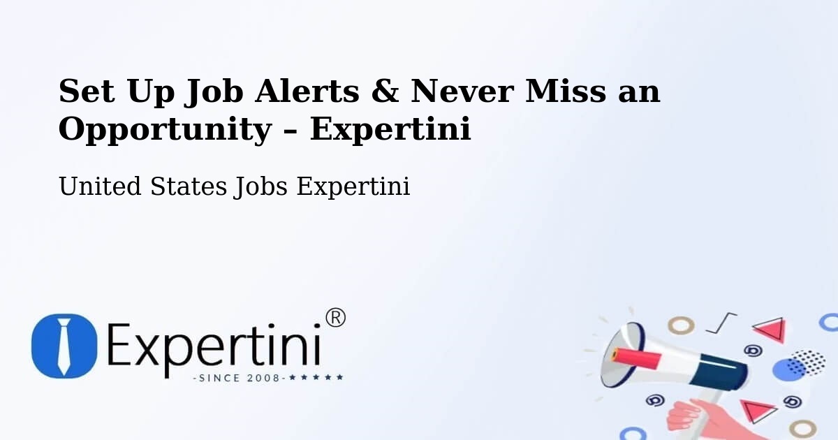 Job Alerts Guide – Get Notified About New Jobs in Midvale - Midvale, United States Jobs Expertini